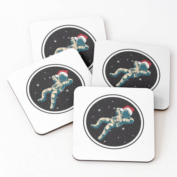 Item preview, Astronaut Santa In The Space - Astronaut With Christmas Hat designed and sold by bsrishika.