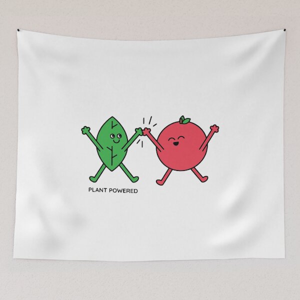 Item preview, Plant Powered - vegetarian - pink designed and sold by maura41.