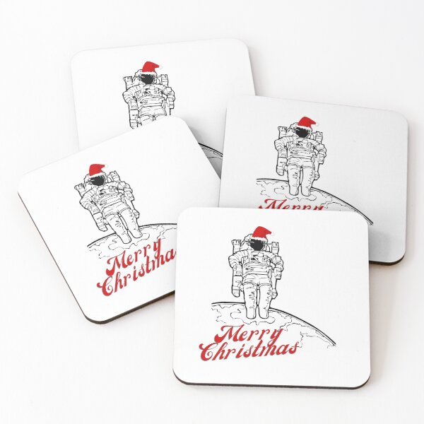 Item preview, Astronaut Santa In The Space - Astronaut With Christmas Hat designed and sold by bsrishika.