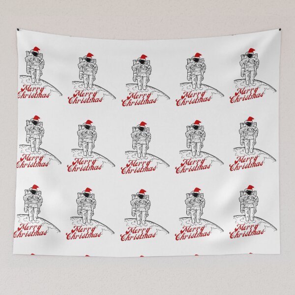 Item preview, Astronaut Santa In The Space - Astronaut With Christmas Hat designed and sold by bsrishika.