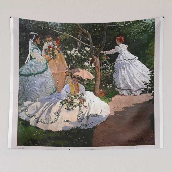 Item preview, Women in the Garden poster by Claude Monet, 1866 Photographic-Exhibition Poster  designed and sold by THASSON.