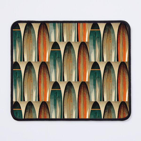 Item preview, Art Deco Retro Vintage Surfboards Beach Decoration Art Gift designed and sold by LADistrictGarb.