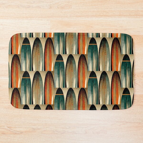 Item preview, Art Deco Retro Vintage Surfboards Beach Decoration Art Gift designed and sold by LADistrictGarb.