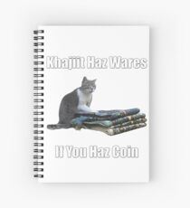 Khajiit haz wares - V.3 classic meme Spiral Notebook