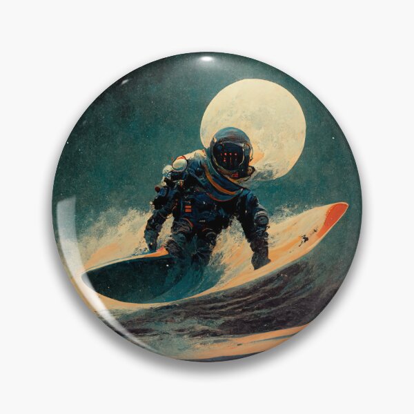 Item preview, Astronaut Surfing, Trippy, Abstract, Beach Decoration Art Gift designed and sold by LADistrictGarb.