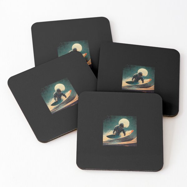 Item preview, Astronaut Surfing, Trippy, Abstract, Beach Decoration Art Gift designed and sold by LADistrictGarb.