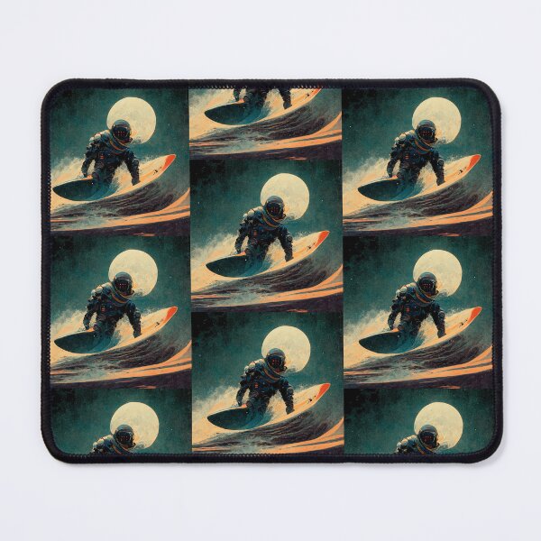 Item preview, Astronaut Surfing, Trippy, Abstract, Beach Decoration Art Gift designed and sold by LADistrictGarb.