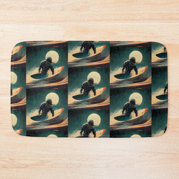 Item preview, Astronaut Surfing, Trippy, Abstract, Beach Decoration Art Gift designed and sold by LADistrictGarb.