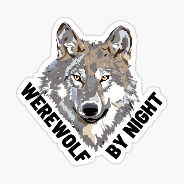 The night of the werewolf - Wolf - Sticker