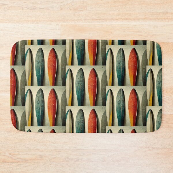 Item preview, Bauhaus Retro Vintage Surfboards Beach Decoration Art Gift designed and sold by LADistrictGarb.