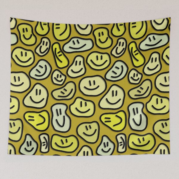 Item preview, Yellow Distorted Smiley Faces designed and sold by Ayoub14.