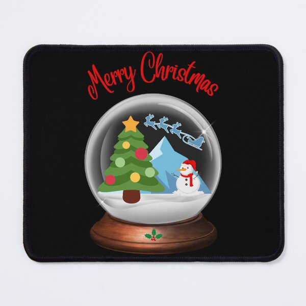 Item preview, Merry Christmas Snow Globe designed and sold by BluePlanetMerch.