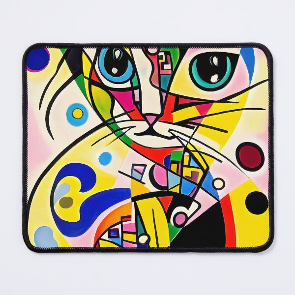 Item preview, Abstract Rainbow Cat designed and sold by Prawny.