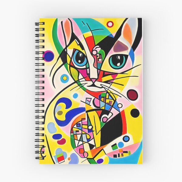 Item preview, Abstract Rainbow Cat designed and sold by Prawny.