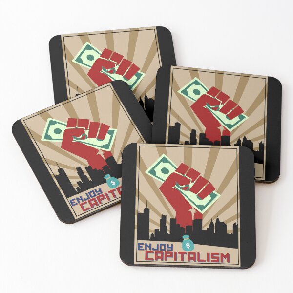 Item preview, Enjoy Capitalism, communism propaganda parody designed and sold by T-Look.