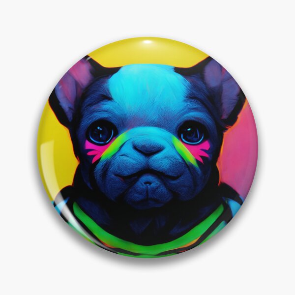 Item preview, Artistic Colorful Frenchie Dog Painting Art Popart Gift designed and sold by Guarddogdrive.