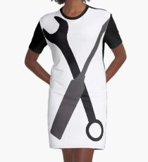 wrenches and screwdrivers Graphic T-Shirt Dress
