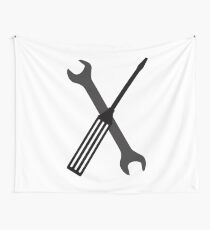 wrenches and screwdrivers Wall Tapestry