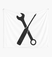 wrenches and screwdrivers Wall Tapestry