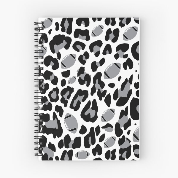 Item preview, Leopard Print with Footballs - Black Football Leopard Print Pattern designed and sold by gjsart.