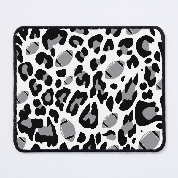 Item preview, Leopard Print with Footballs - Black Football Leopard Print Pattern designed and sold by gjsart.