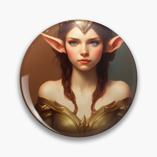 Item preview, Cute Fantasy Elf Princess Green and Gold designed and sold by Eliteijr.