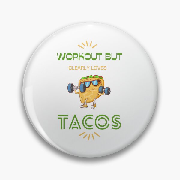 Item preview, Green Funny Workout But Clearly Loves Tacos For Workout Lovers And Taco Lovers Taco Lifting Barbell designed and sold by CandyDroidMerch.