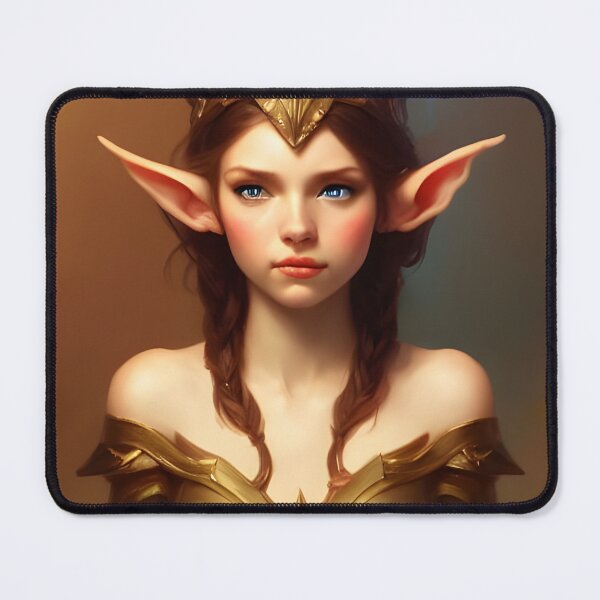 Item preview, Cute Fantasy Elf Princess Green and Gold designed and sold by Eliteijr.