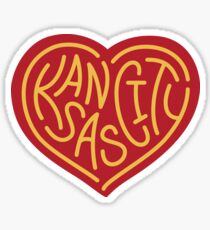 Love KC (red x yellow) Sticker