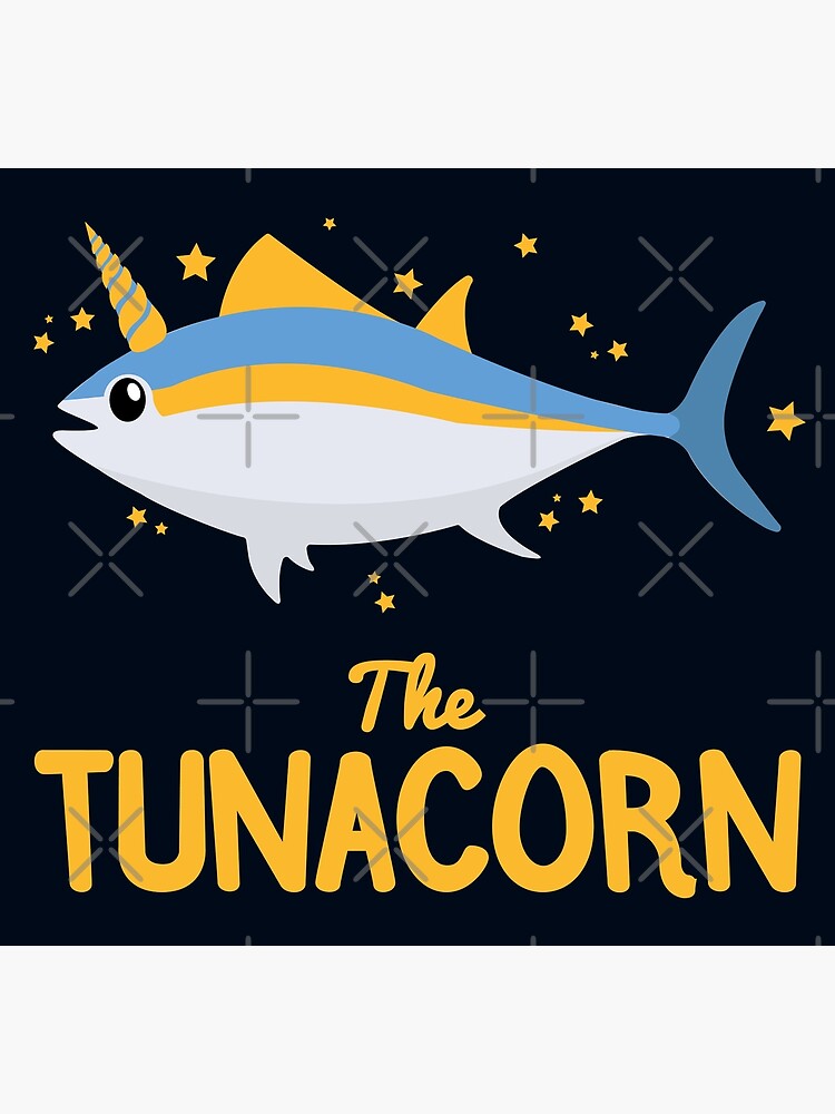 "The Tunacorn Gift Ideas Funny Tuna Fish Puns " Poster for Sale by FluffyVectors Redbubble