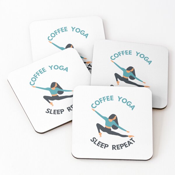 Item preview, Coffee Yoga Sleep Repeat designed and sold by karolaan.