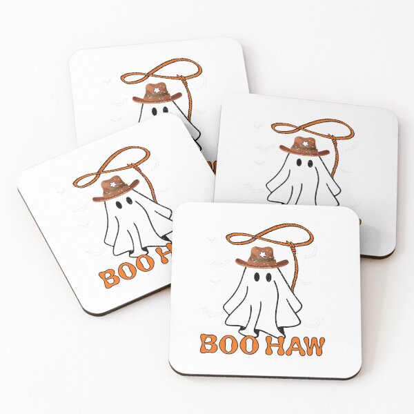 Item preview, Boo Haw Ghost Funny Cowboy Cowgirl Western Halloween T-Shirt designed and sold by ArtByMigdad.