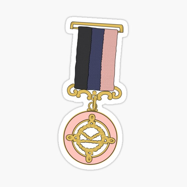 Kingsman medal - black Sticker