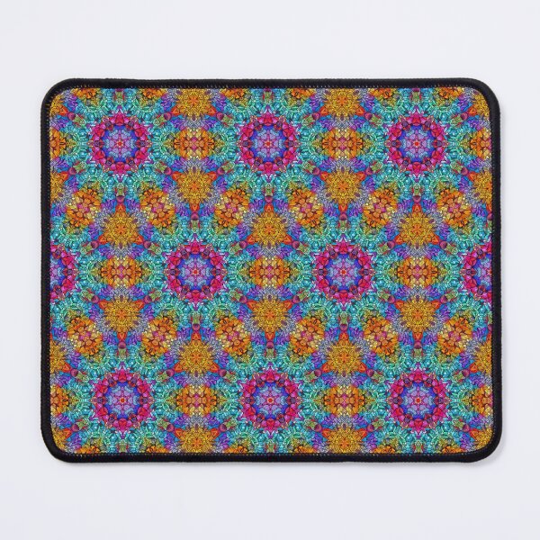 Item preview, Rainbow Mosaic Mandala Pattern designed and sold by DiscoGypsyFish.