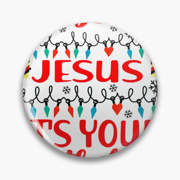 Item preview, Go Jesus It's Your Birthday Christmas Tree ornaments Lights designed and sold by TGMerwin.