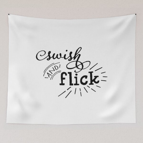 Item preview, Swish and Flick text designed and sold by HarryMagicPlace.