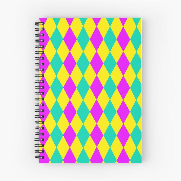 Item preview, Teal, Purple Yellow Mardi Gras Diamond Harlequin Pattern designed and sold by Deborah Camp.