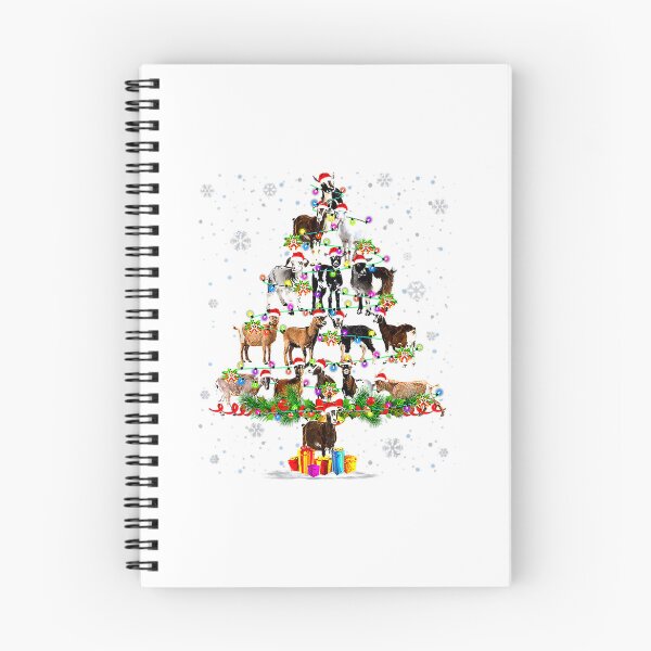 Artikelvorschau, Ziege Santa Weihnachtsbaum Ziege Santa Light Snow Xmas Pajama_3 entworfen und verkauft von TGMerwin.