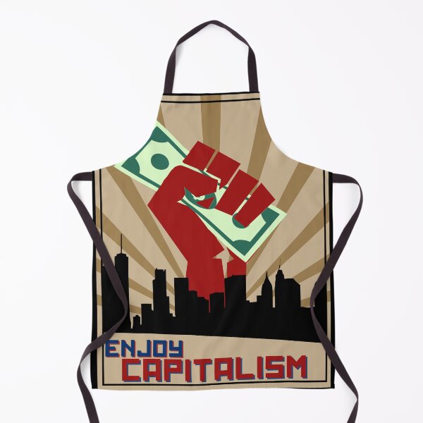 Item preview, Enjoy Capitalism, communism propaganda parod red designed and sold by T-Look.