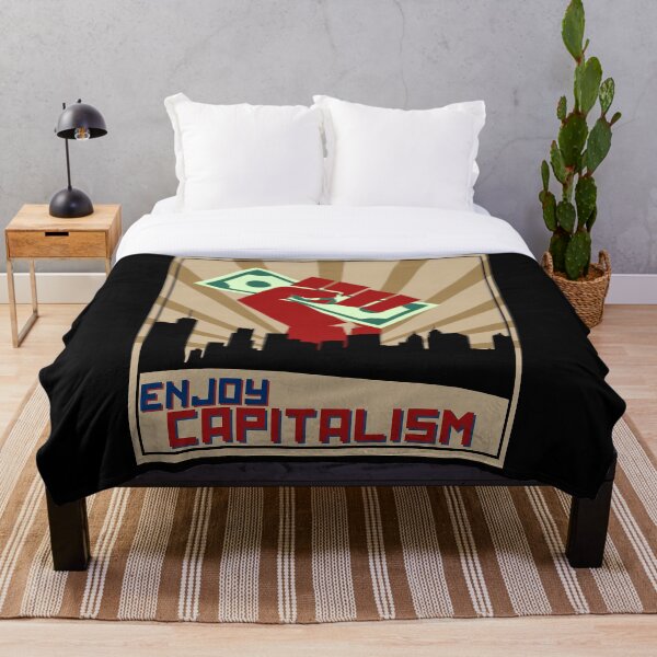 Item preview, Enjoy Capitalism, communism propaganda parod red designed and sold by T-Look.