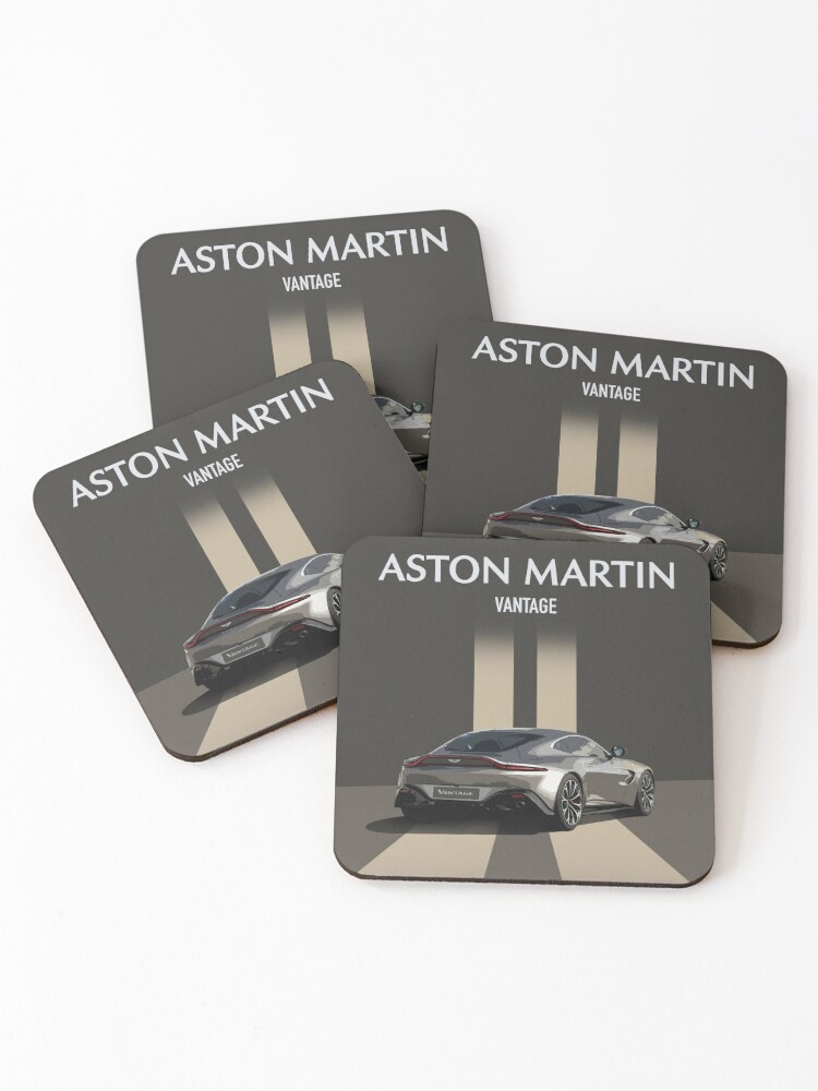 Aston Martin Vantage Coasters Set of 4