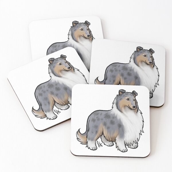 Item preview, Rough Collie - Blue Merle designed and sold by Jennifer Stolzer.