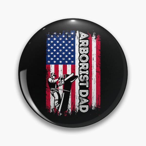 Item preview, Arborist Dad American Flag Climber Dad Chainsaw Fathers Day designed and sold by Earthshaker-art.
