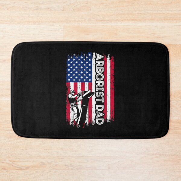 Item preview, Arborist Dad American Flag Climber Dad Chainsaw Fathers Day designed and sold by Earthshaker-art.