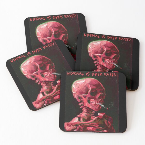 Item preview, Skull of a Skeleton with Burning Cigarette (1886) Vincent Van Gogh designed and sold by KellysComColors.