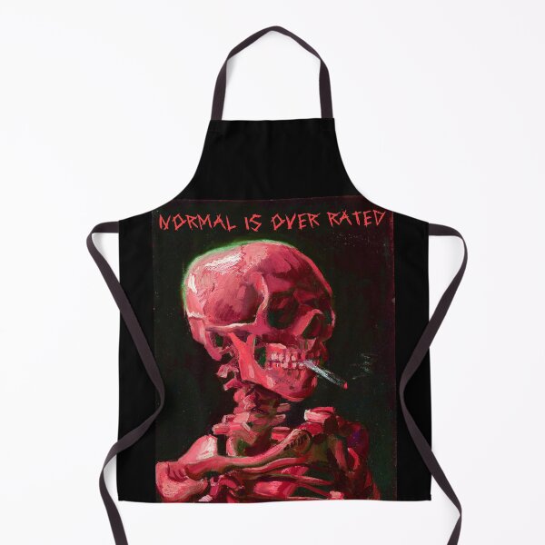 Item preview, Skull of a Skeleton with Burning Cigarette (1886) Vincent Van Gogh designed and sold by KellysComColors.