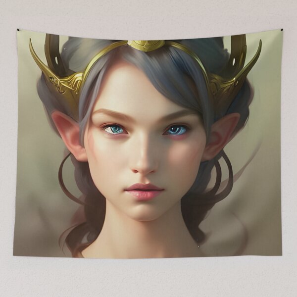 Item preview, Cute Fantasy Elf Princess Purple designed and sold by Eliteijr.