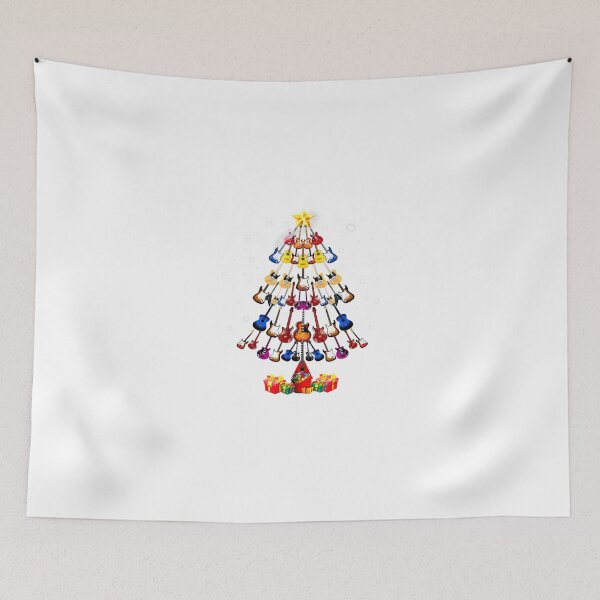 Item preview, Guitar Tree Lights Christmas Pajamas Guitar Lovers Xmas designed and sold by TGMerwin.