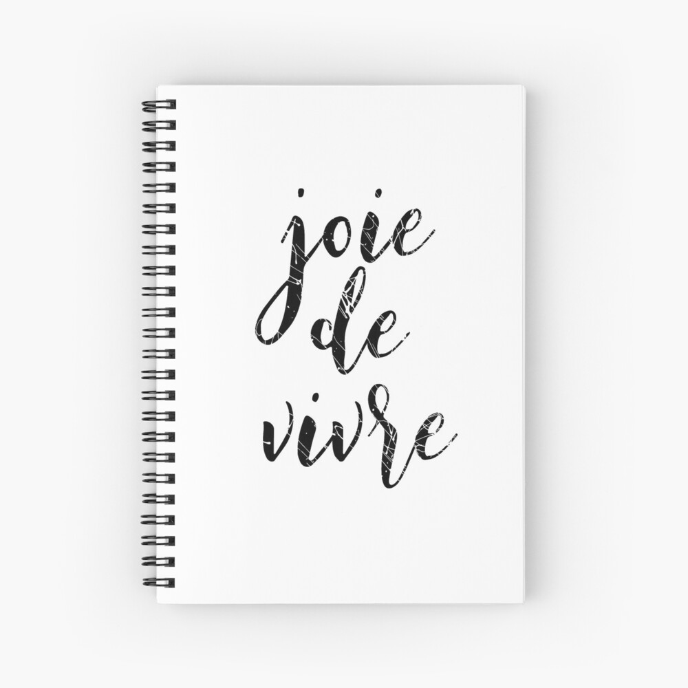 Impression Artistique Joie De Vivre Inspirational Motivation Citations Wall Art Print Par Irnata Redbubble