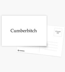 Cumberbitch Postcards